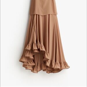 H&M Limited Edition Strapless Ruffle Dress